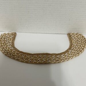 Vintage 50s Elegant Beaded Collar Made in Japan